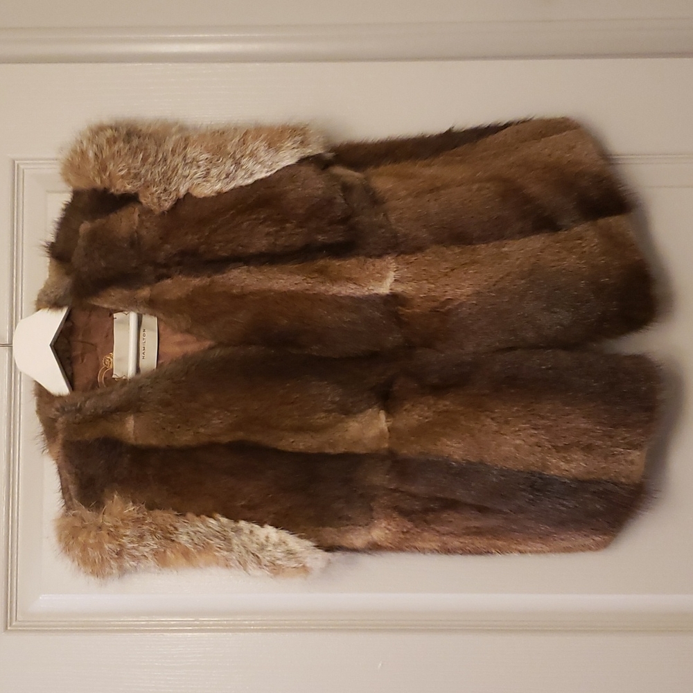 Women's Brown Fur Vest